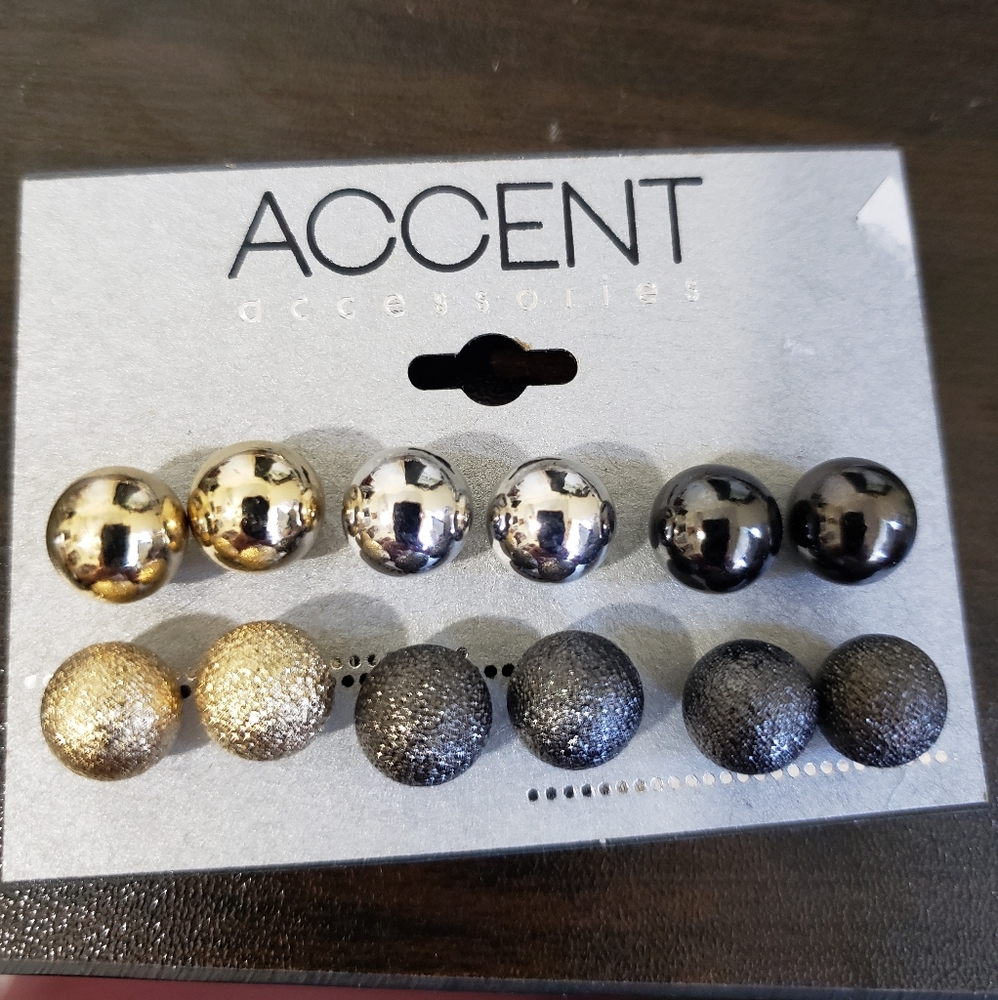 🔥Set of 6 Stud Earings